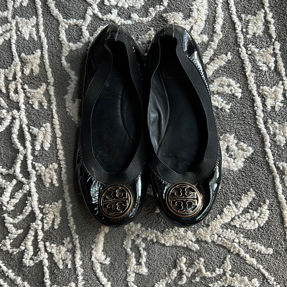 Tory Burch - Patient Leather Ballet Flats